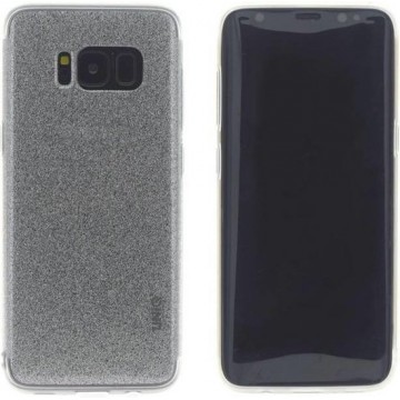 UNIQ Accessory Galaxy S8 Plus Back Cover hoesje glitter - Zilver (G955F)
