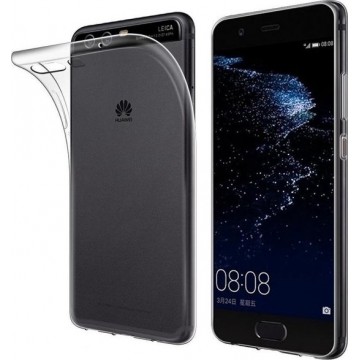 Huawei P10 Lite Hoesje - Siliconen Back Cover - Transparant