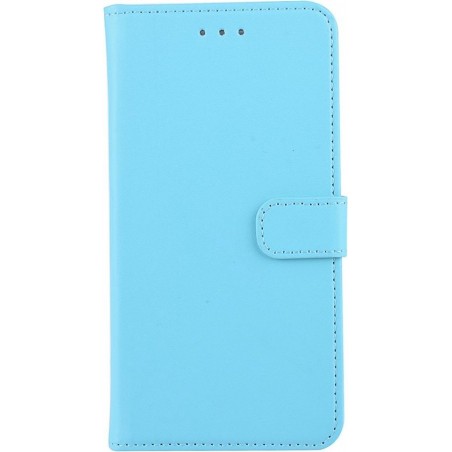 Samsung Galaxy J6+ (2018) Pasjeshouder Blauw Booktype hoesje - Magneetsluiting (J6 Plus)