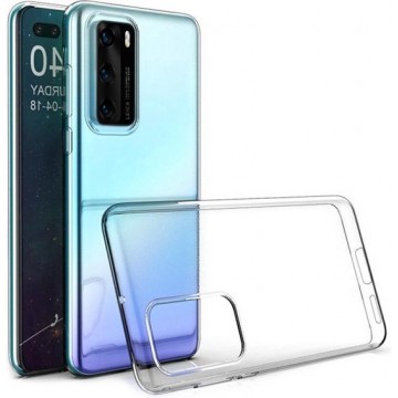 Huawei P40 Pro - Silicone Hoesje - Transparant