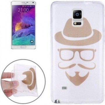 Samsung Galaxy Note 4 - hoes, cover, case - TPU - Gentleman
