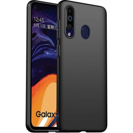 Samsung Galaxy A60 Hoesje - Siliconen Back Cover - Zwart