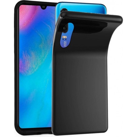 Huawei P30 silicone hoesje zwart