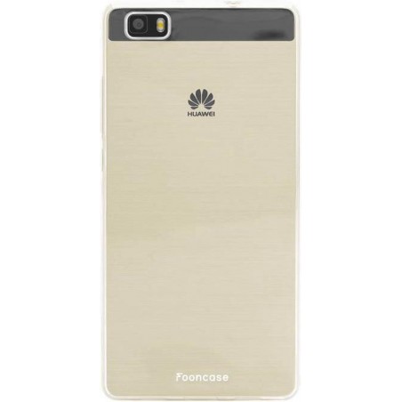 FOONCASE Huawei P8 Lite 2016 hoesje TPU Soft Case - Back Cover - Transparant / Doorzichtig