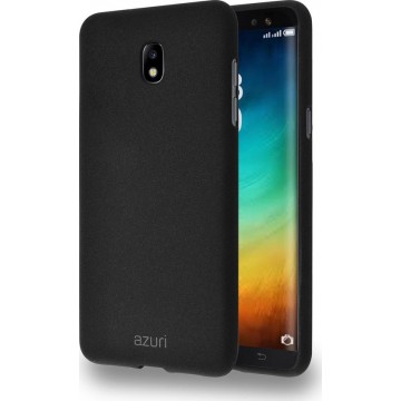 Azuri Samsung J6 (2018) hoesje - Zand textuur backcover - Zwart