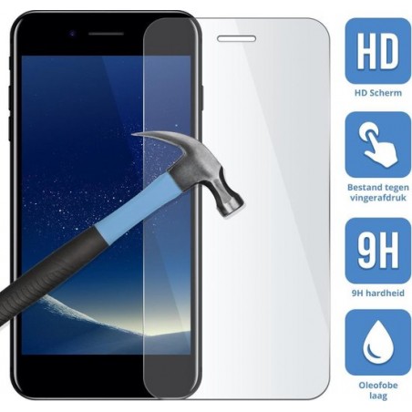 Honor 8 - Screenprotector - Tempered glass - Case friendly