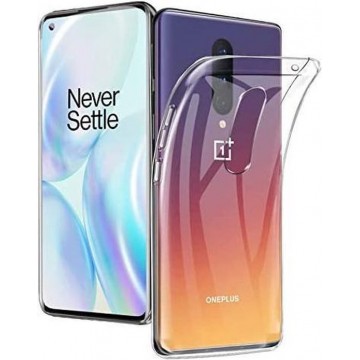 Oneplus 8 silicone hoesje transparant