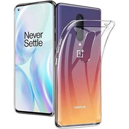 Oneplus 8 silicone hoesje transparant