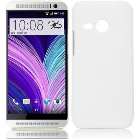 HTC One M8 Mini - hoes cover case - wit