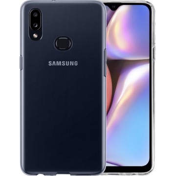 Samsung Galaxy A10s Hoesje Siliconen Case Hoes Cover - Transparant