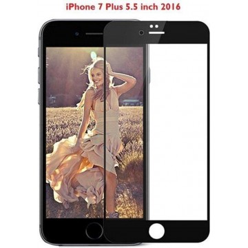 iPhone 8 Plus / 7 Plus 5.5 inch full screen coverage tempered glass zwart