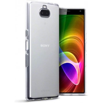 Sony Xperia 10 Hoesje - Siliconen Back Cover - Transparant