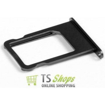 Metal Nano Simcard tray holder Zwart Black voor Apple iPhone 5