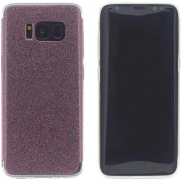 UNIQ Accessory Galaxy S8 Plus Back Cover hoesje glitter - Roze (G955F)