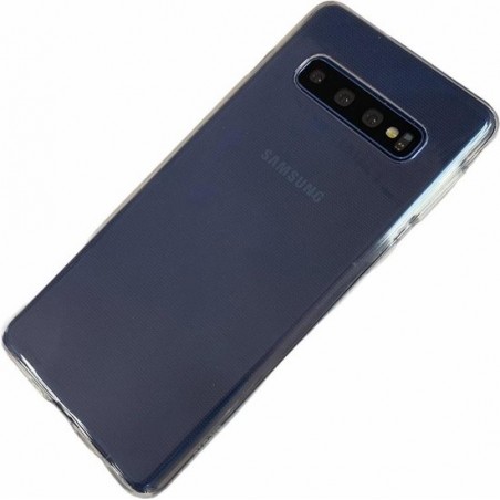 Samsung Galaxy S10 - Silicone dun hoesje Willem transparant