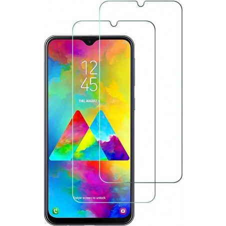 Samsung Galaxy M20 Screen Protector [2-Pack] Tempered Glas Screenprotector