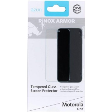Azuri Tempered Glass flat RINOX ARMOR - transparent - Motorola One