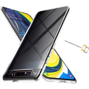 Nieuwetelefoonhoesjes.nl / Samsung Galaxy A80 Transparant siliconen hoesje