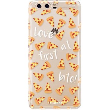 FOONCASE Huawei P10 hoesje TPU Soft Case - Back Cover - Pizza / Food