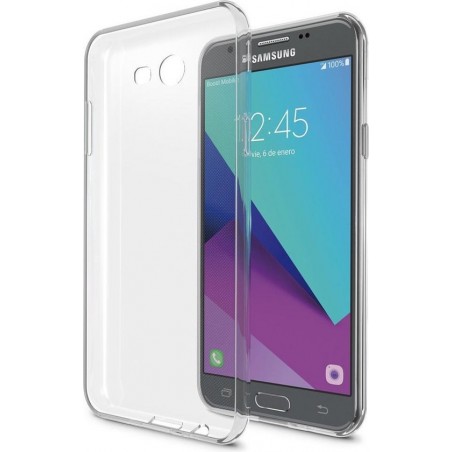 Ultra thin silicone hoesje transparant Samsung Galaxy J5 2017