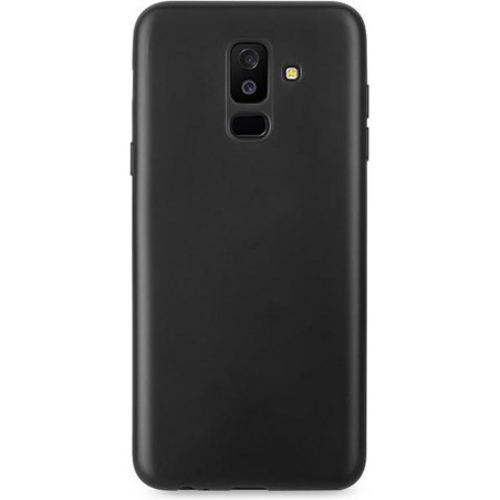 Backcover hoesje voor Samsung Galaxy A6+ (2018) - Zwart (A6 Plus 2018)