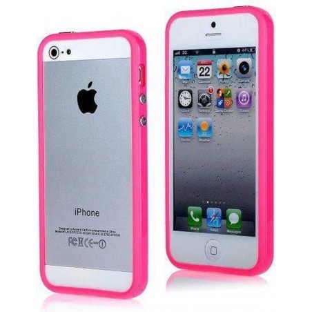 Colorful Bumper Case hoesje iPhone 5 5S Roze