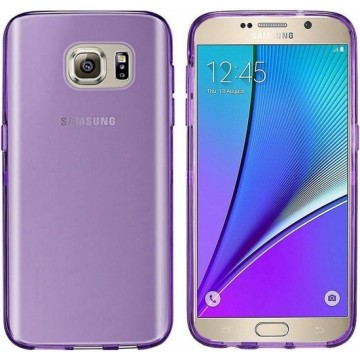 Hoesje CoolSkin3T TPU Case voor Samsung Galaxy S7 Transparant Paars
