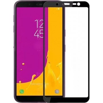 Samsung Galaxy J6 2018 Screenprotector Glas - Full Curved Tempered Glass Screen Protector - 1x