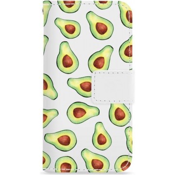 FOONCASE iPhone 6 Plus hoesje - Bookcase - Flipcase - Hoesje met pasjes - Avocado