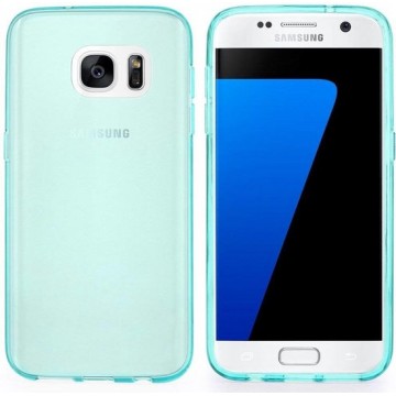 Hoesje CoolSkin3T TPU Case voor Samsung Galaxy S7 Transparant Groen
