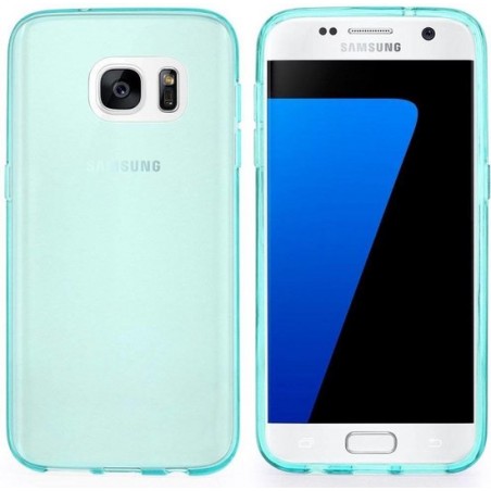 Hoesje CoolSkin3T TPU Case voor Samsung Galaxy S7 Transparant Groen