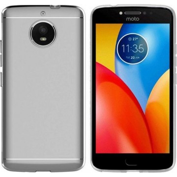 Hoesje CoolSkin3T TPU Case voor de Motorola Moto E4 Plus Transparant Wit