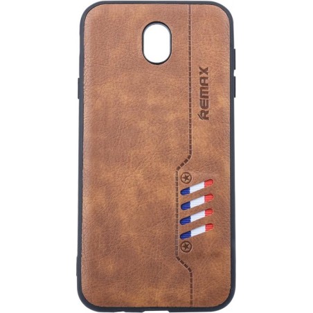 Backcover hoesje voor Samsung Galaxy J7 (2017) - Bruin (J730F)