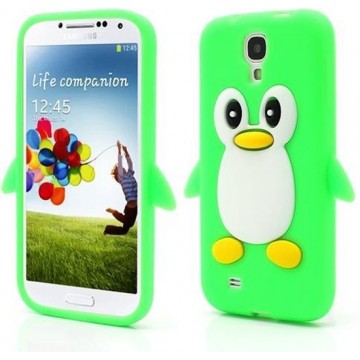 Penguin Silicone Case Samsung Galaxy S4 i9500 Green
