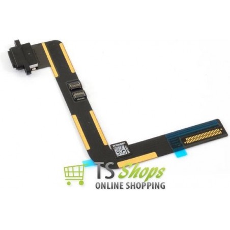 Dock Connector Charging Port Zwart Black voor Apple iPad Air 1