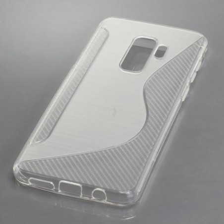 TPU Case voor Samsung Galaxy S9 Plus - Transparant wit