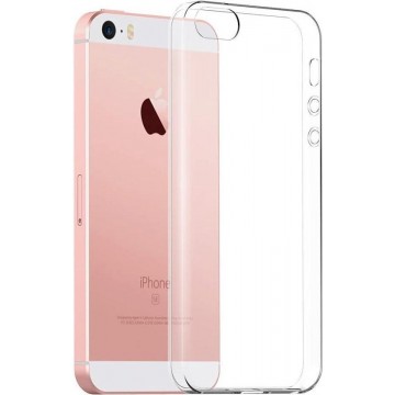 iPhone 5 / 5C / 5S / SE - Soft Silicone Hoesje - Transparant