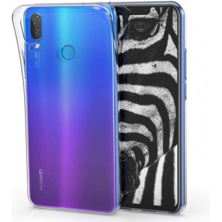 Huawei P Smart Plus Hoesje - Siliconen Back Cover - Transparant