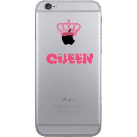 Apple Iphone 6 / 6S Queen transparant siliconen cover hoesje