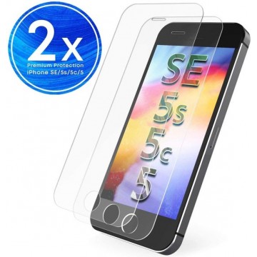 Apple iPhone 4 / 4S Screenprotector Glas - Tempered Glass Screen Protector - 2x