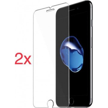 2x Screenprotector Geschikt voor Apple iPhone 6/6s/7/8 - Tempered Glass Screenprotector