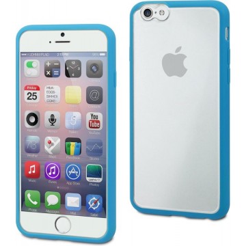 muvit iPhone 6+ MyFrame Case - Blauw/Transparant