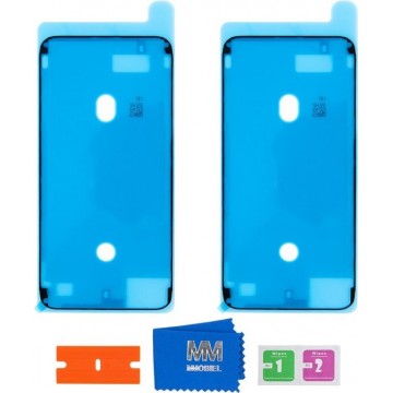 MMOBIEL 2x Waterdichte Stickers voor iPhone 8 Plus (Zwart)