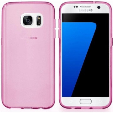 Hoesje CoolSkin3T TPU Case voor Samsung Galaxy S7 Transparant Roze