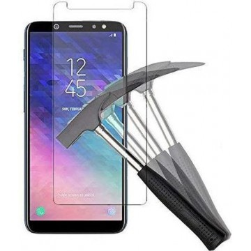 Samsung Galaxy A6 Plus 2018 Screenprotector Glas - Tempered Glass Screen Protector - 1x