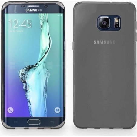 Hoesje CoolSkin3T TPU Case voor Samsung Galaxy S7 Edge Transparant Zwart
