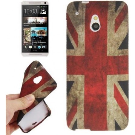 HTC One mini M4 - hoes cover case - TPU - UK Vlag