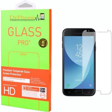 DrPhone J3 2017 Glas - Glazen Screen protector - Tempered Glass 2.5D 9H (0.26mm)