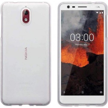 Hoesje CoolSkin3T TPU Case voor Nokia 3.1 Transparant Wit
