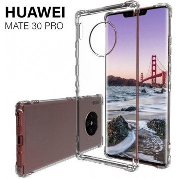 Huawei Mate 30 Pro Hoesje Transparant Shock Proof Case Hoes